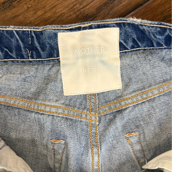 MOTHER Superior Denim High Waisted Tunnel Vision Sneak size 26 - Picture 11 of 15